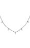 Silver leaf necklace , J04822-01