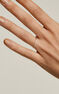 Ring in 18k white gold with 0.12ct diamonds, J03349-01