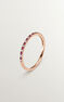 Anillo orla rubí oro 9kt, J05049-03-RU