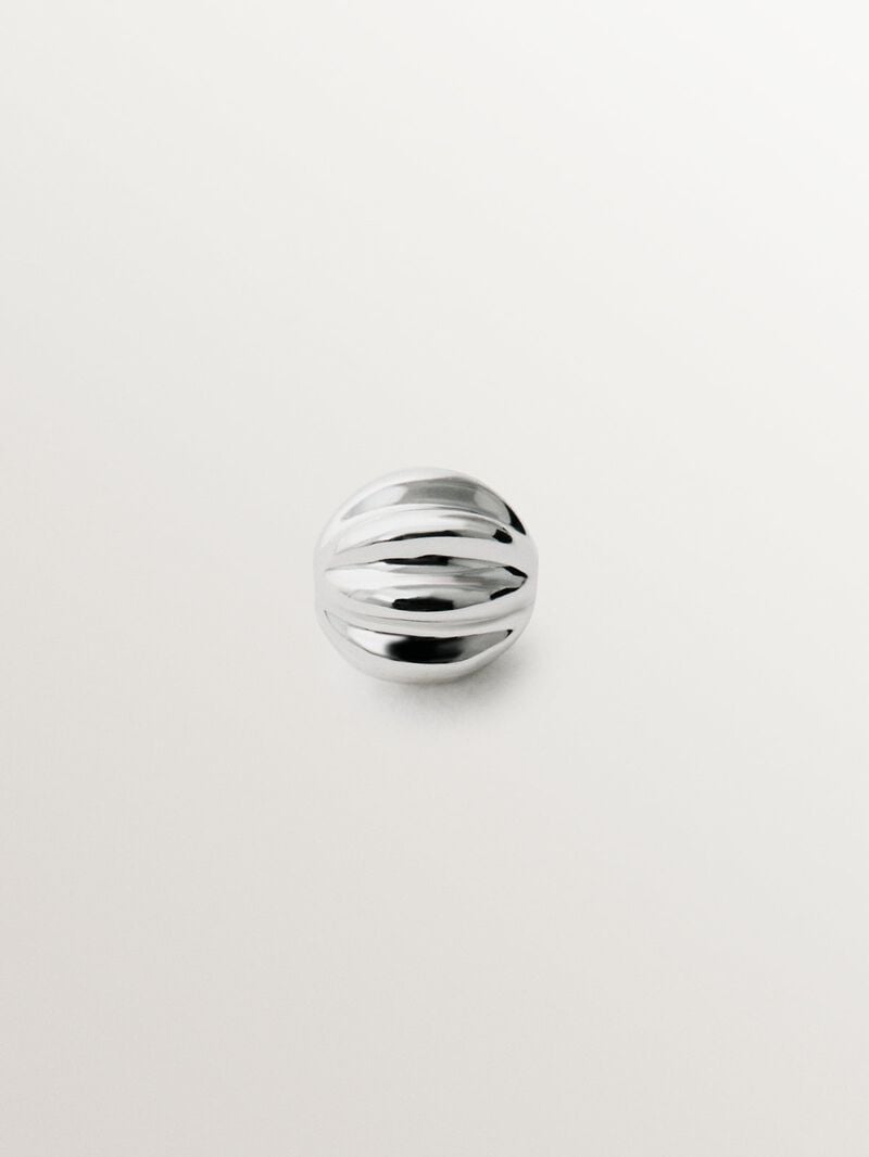 9K White Gold Butterfly Clasp image number 1