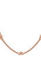 Collar estrellas mini plata recubierta oro rosa , J01900-03