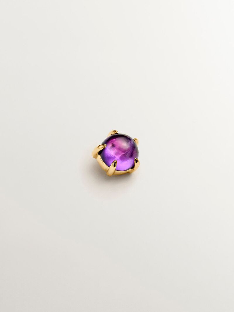 18K yellow gold piercing with a bit of aze image number 0