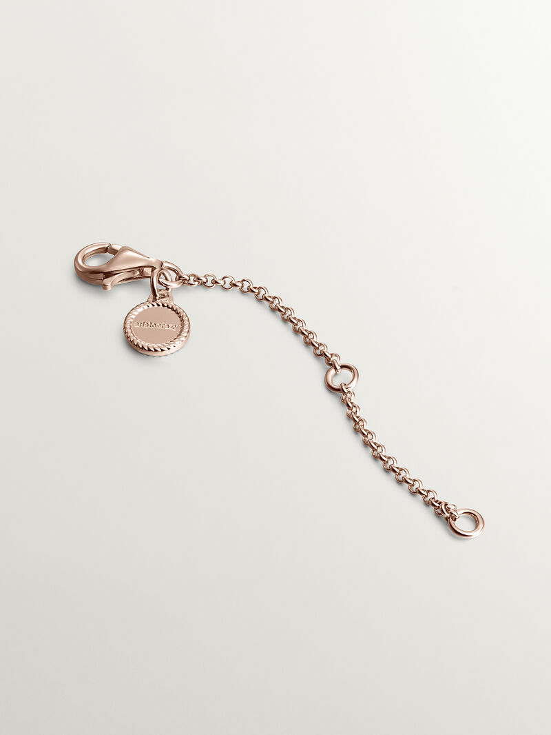 925 silver extension plated in 18K rose gold image number 0