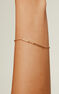 Bracelet bambou argent plaqué or , J03043-02