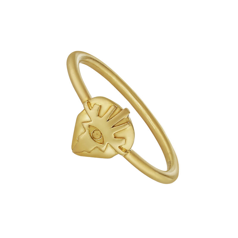 Gold plated fantasy ring, J04563-02, hi-res