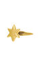 Boucle d'oreille piercing étoile or , J03834-02-H