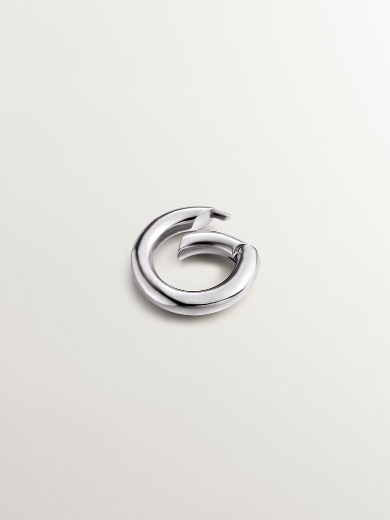 925 Silver Round Carabiner image number 2