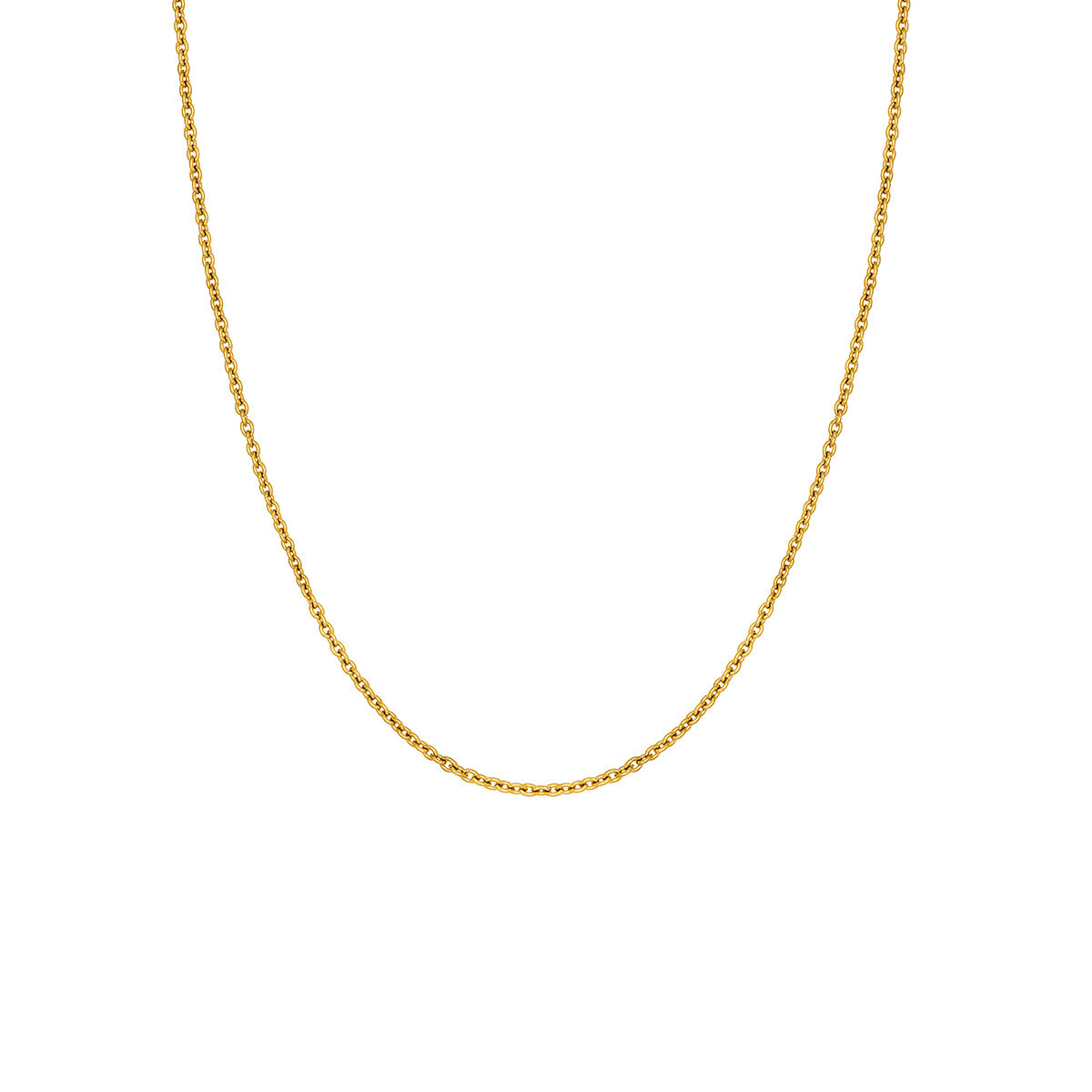 Long chain in 18 kt yellow gold-plated sterling silver, J03737-02, hi-res