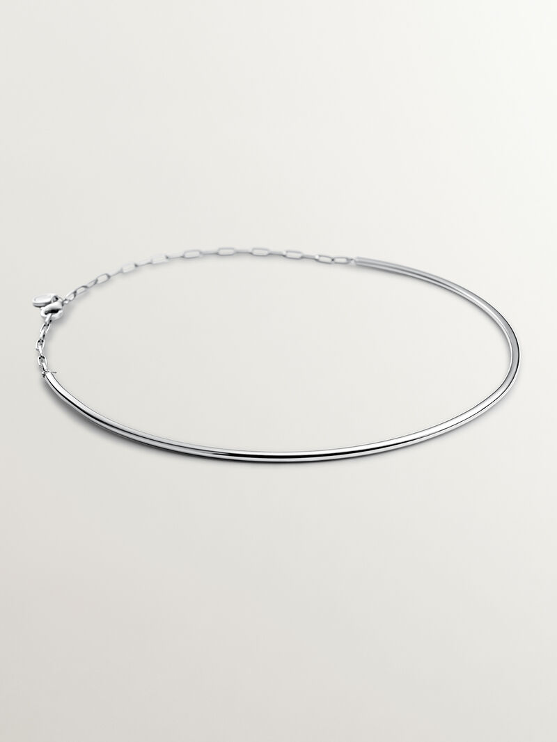 925 Silver Rigid Necklace image number 0