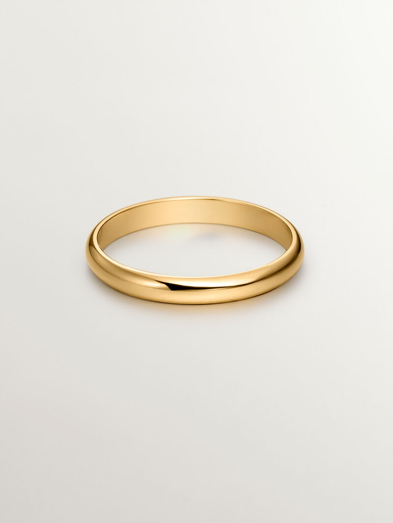 2.50mm half-round yellow gold alliance image number 1
