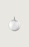 Charm medalla inicial A plata  , J03455-01-A