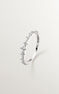 Anillo de plata con zafiros blancos, J04805-01-WS