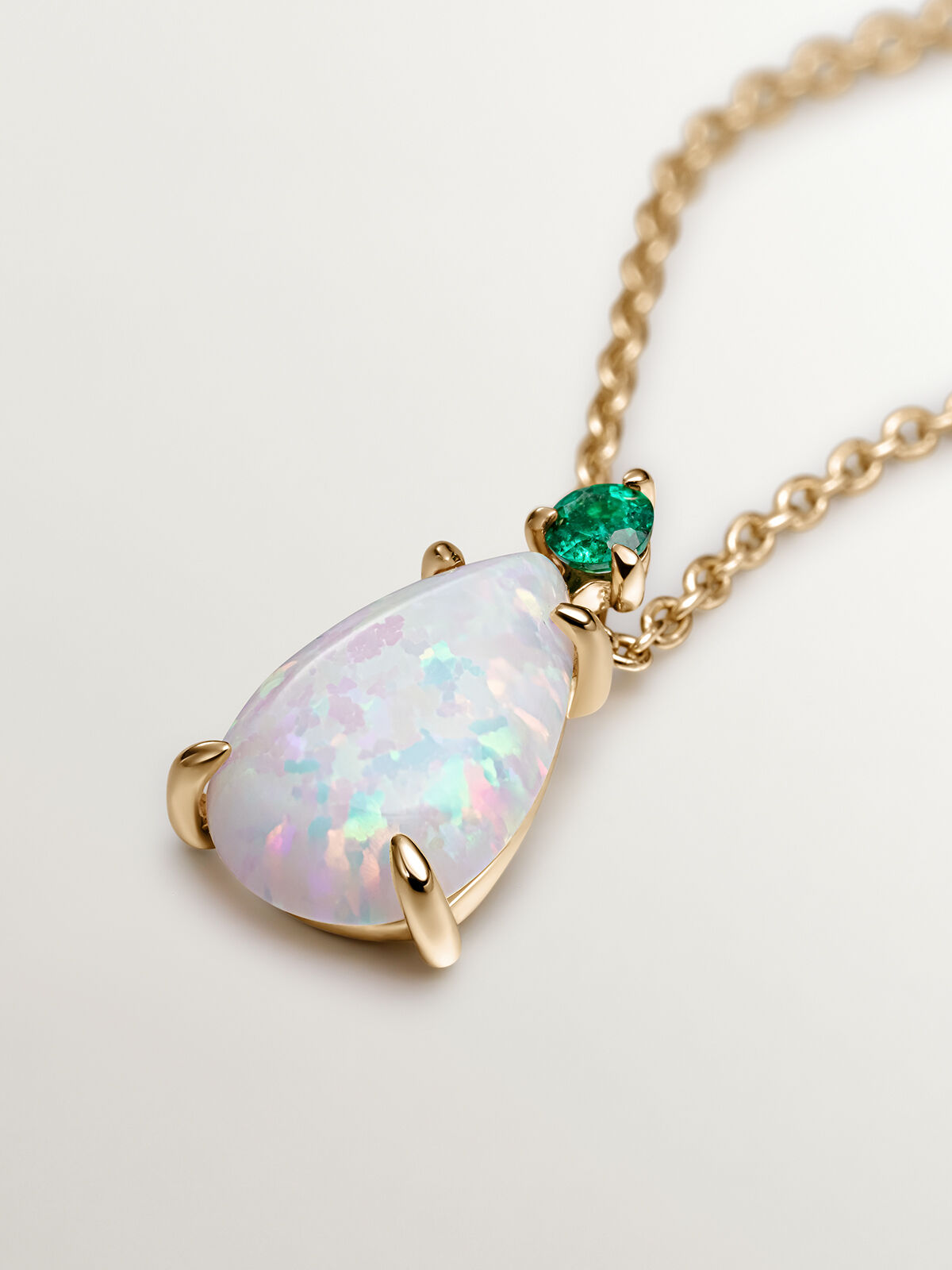 Freja - 18k White Gold Solid Black Opal Pendant with Diamonds 949 - Opal  Gallery | Australian Opals and Opal Jewellery