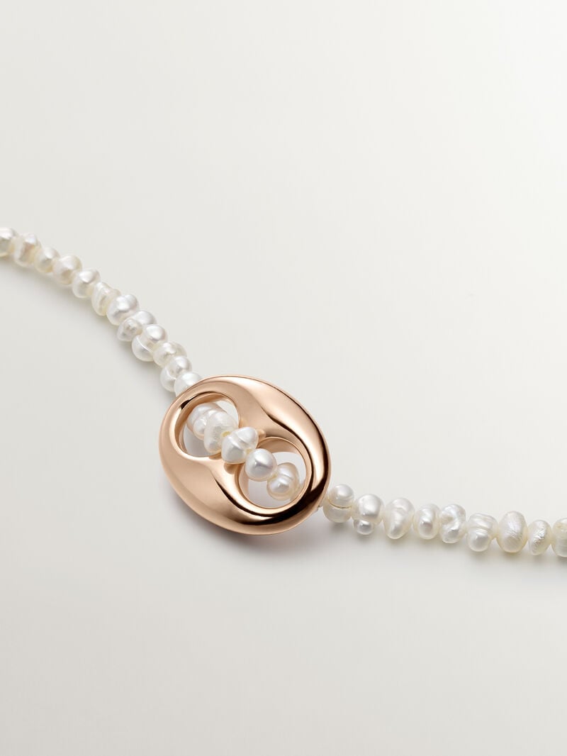 925 silver charm bathed in 18k rose gold image number 4