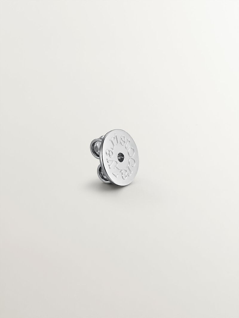 9K White Gold Butterfly Clasp image number 0
