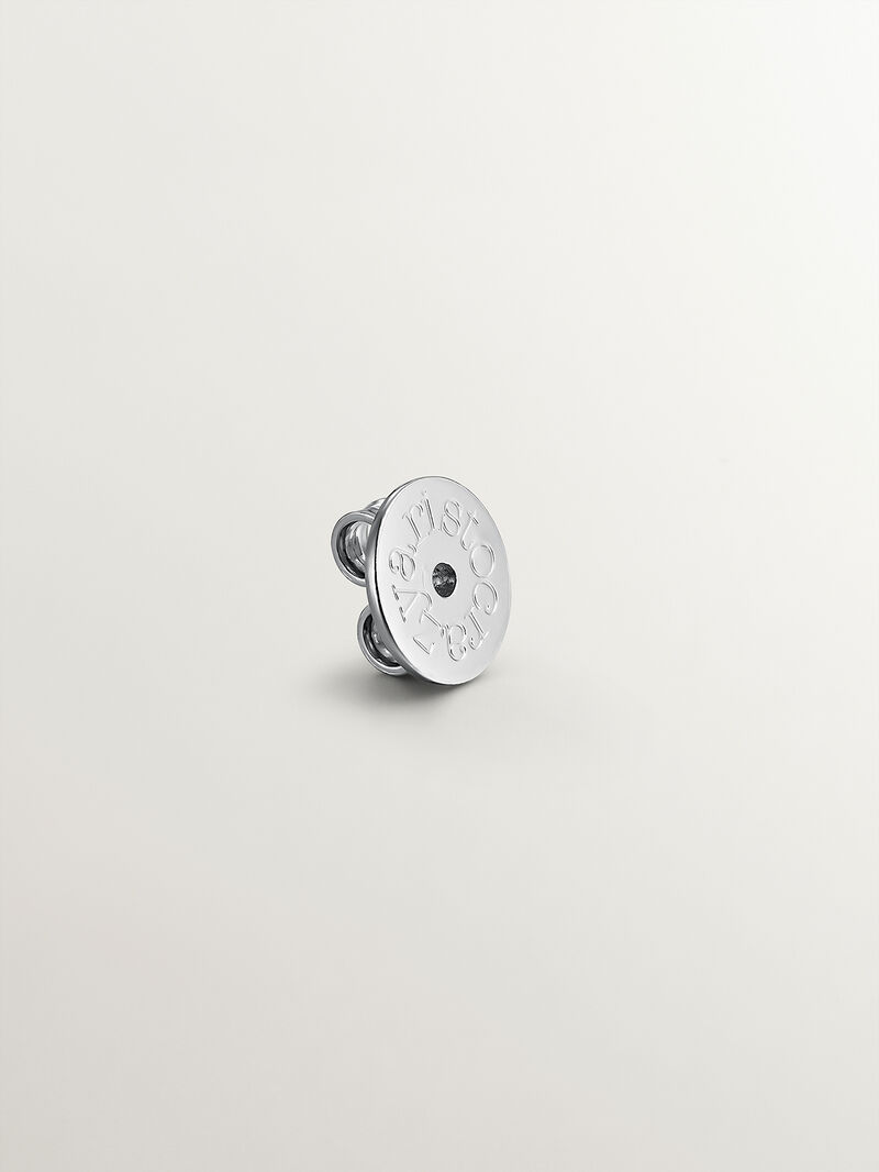 9K White Gold Butterfly Clasp image number 0