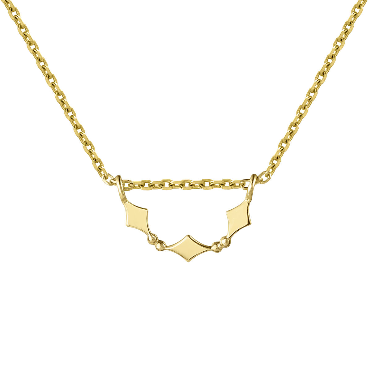 Gold necklace, J05030-02, hi-res