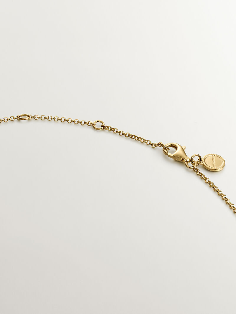 925 silver pendant bathed in 18K yellow gold with wings image number 6