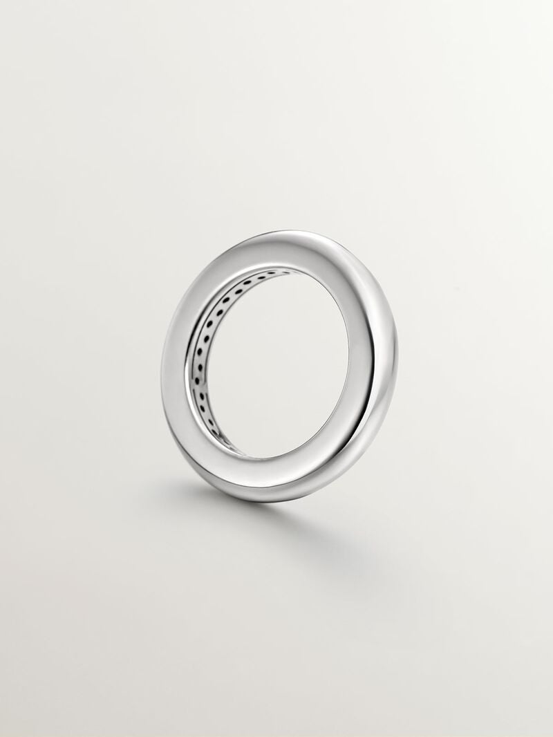 925 silver thick ring image number 4