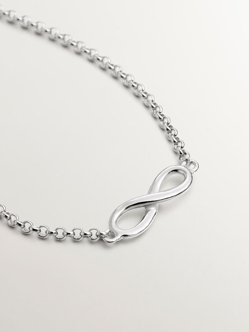925 Silver Bracelet with Infinity image number 4