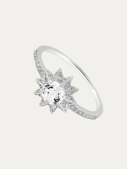 Large silver ring with white topaz , J03300-01-WT-SP,hi-res