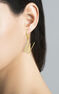 Large gold-plated silver W initial charm  , J04642-02-W
