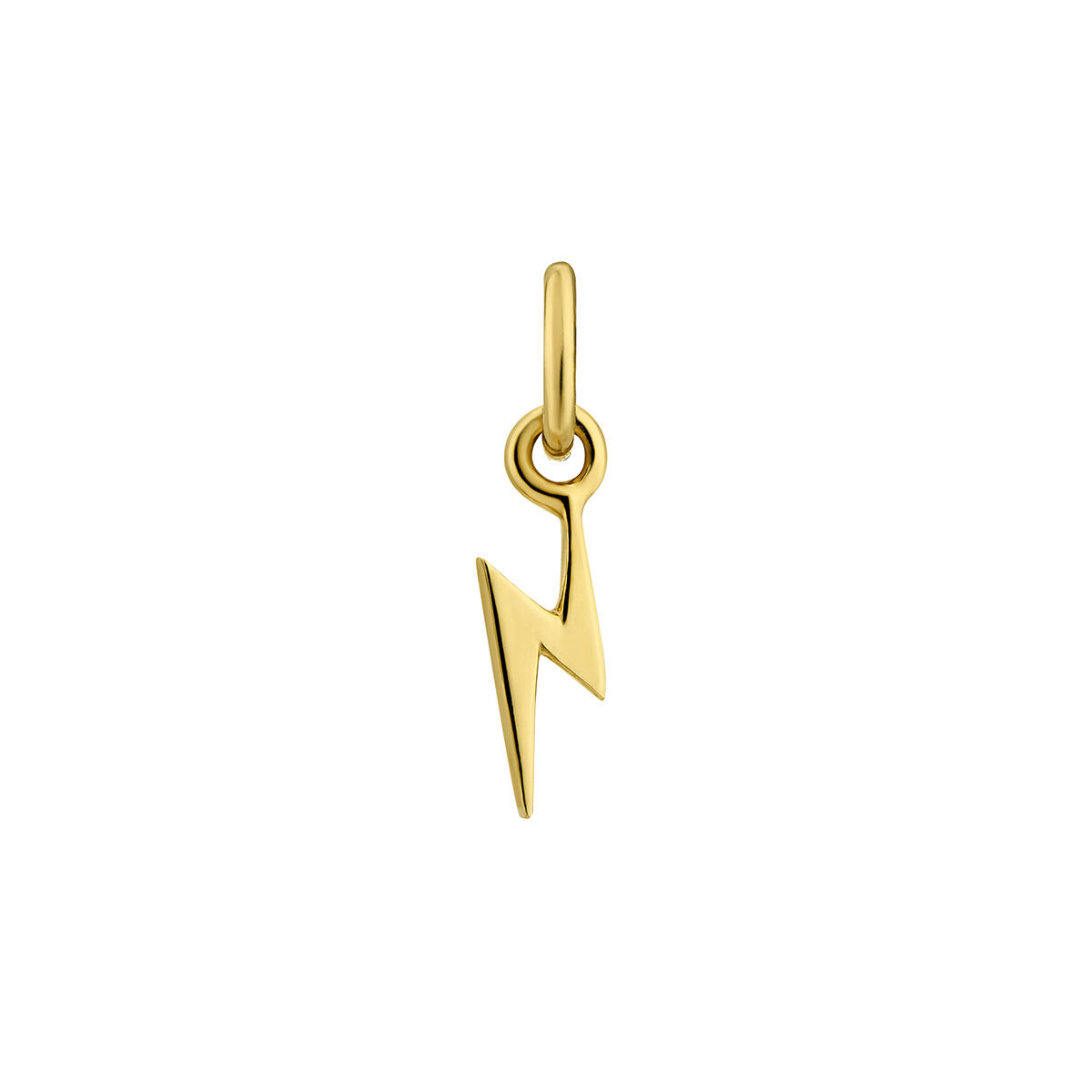 18 kt yellow gold-plated sterling silver lightning bolt charm, J04899-02, hi-res