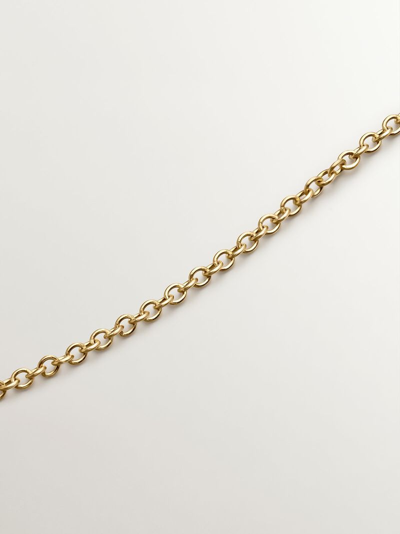9K Yellow Gold Pendant with Emerald and Diamond image number 4