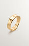 Anillo irregular de plata bañada en oro amarillo de 18kt, J05221-02