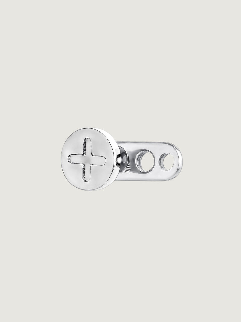 18K White Gold and Titanium Microdermal image number 0
