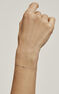 Pulsera chatón topacio plata  , J03437-01