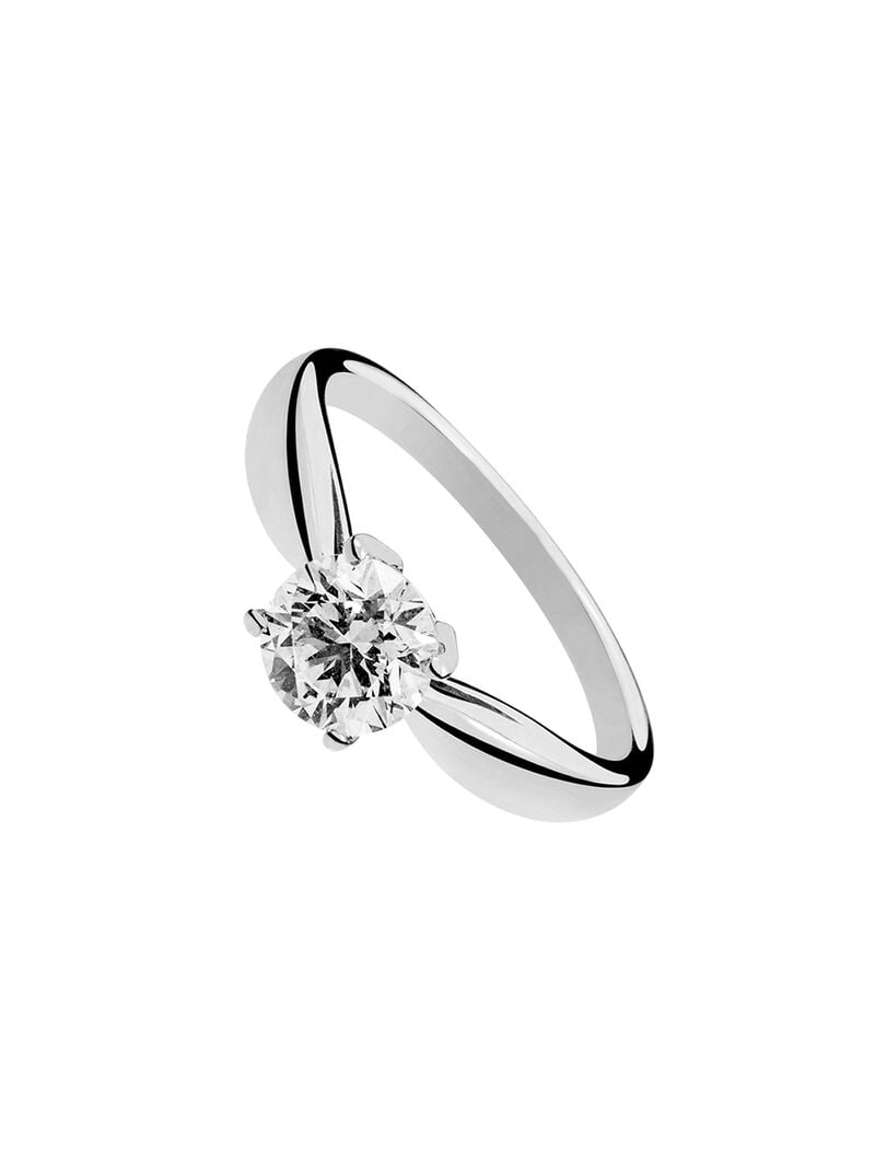 0.3 ct Diamond Ring in White Gold image number 0