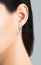 Silver T initial medallion charm  , J03455-01-T