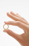 Bague à relief en argent sterling plaqué or jaune 18kt, J05325-02