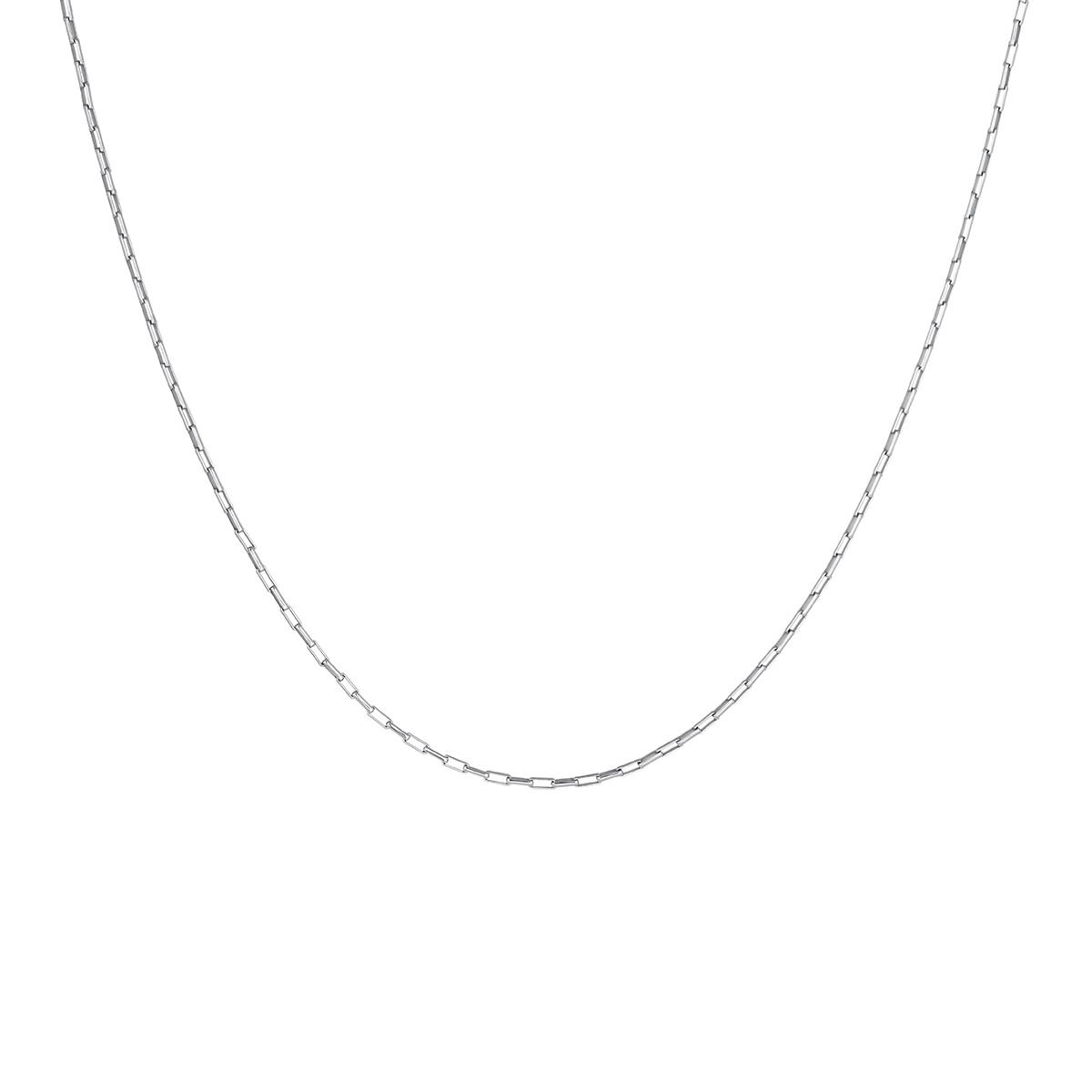 Silver square chain, J04615-01, hi-res