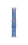 Iridescent blue leather Apple Watch band, IWSTRAP-PUIR