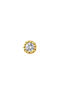 Mini diamond piercing earring 0.014 ct white gold , J04289-02-H-S