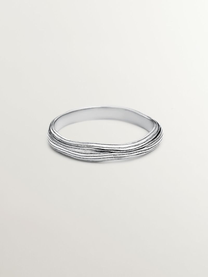 925 Silver Ring with Relief image number 2