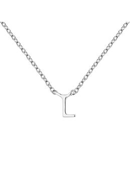 White gold Initial L necklace , J04382-01-L, mainproduct