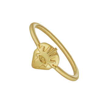 Gold plated fantasy ring , J04563-02,hi-res