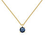 Necklace sapphire gold, J04084-02-BS