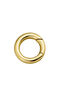 Round hinged clasp in 18k yellow gold-plated silver, J05348-02
