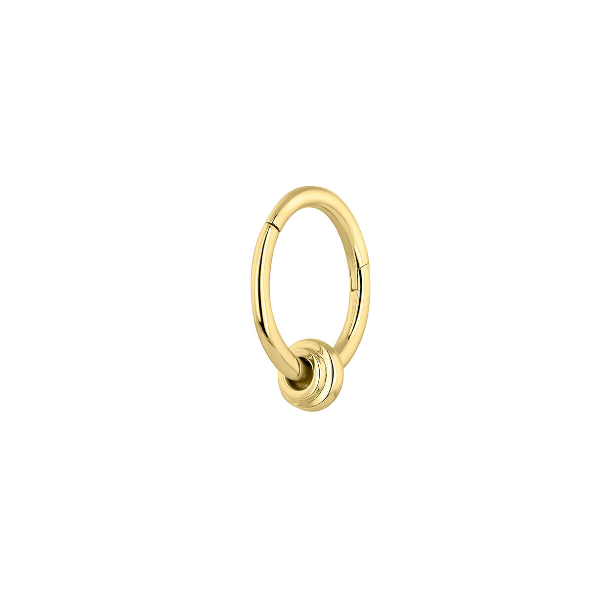 Ball hoop piercing in 9k yellow gold, J05168-02-H, hi-res