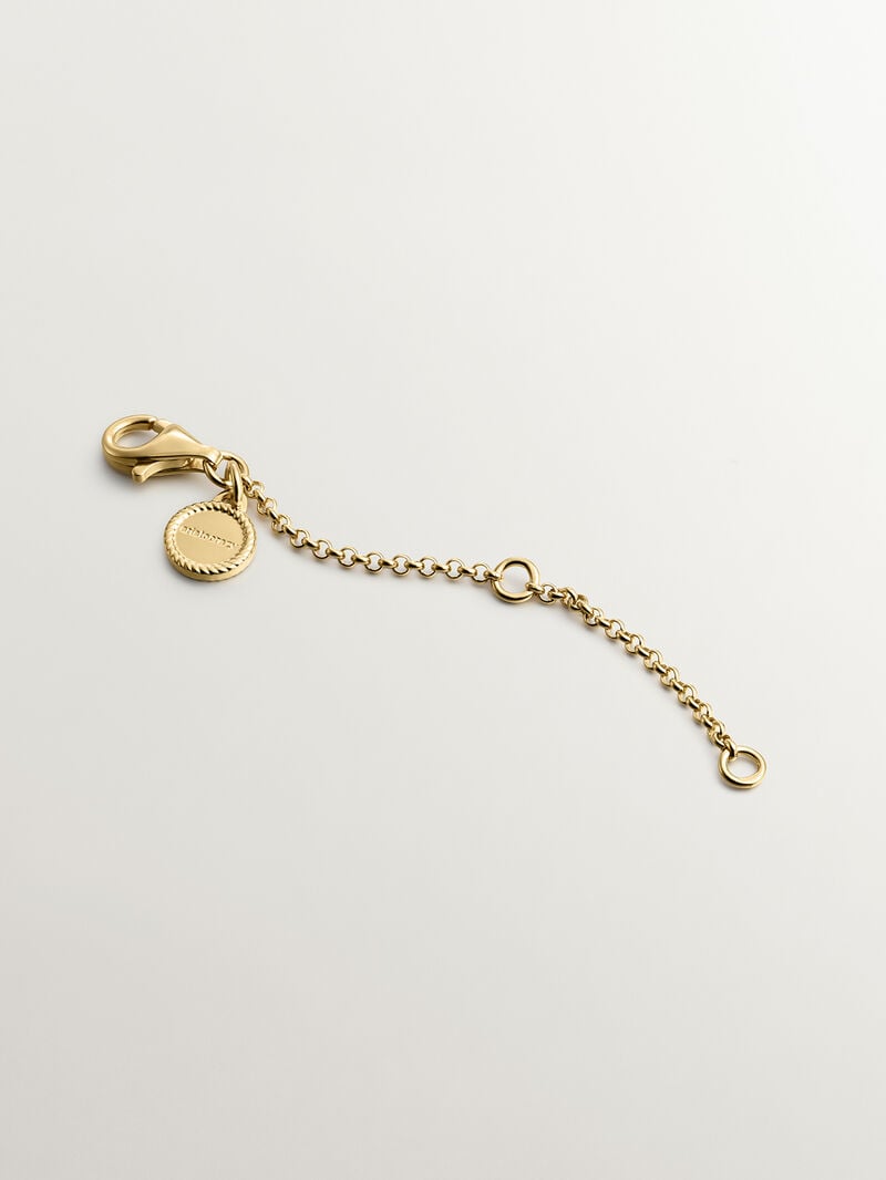 925 silver extension plated in 18K yellow gold image number 0