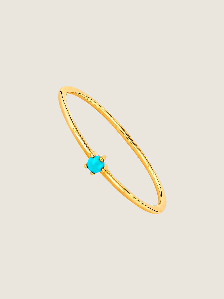 9kt gold turquoise ring , J04702-02-TQ, hi-res