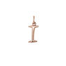 Rose gold-plated silver I initial charm , J03932-03-I