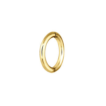 Small gold hoop earring piercing , J03842-02-H, mainproduct