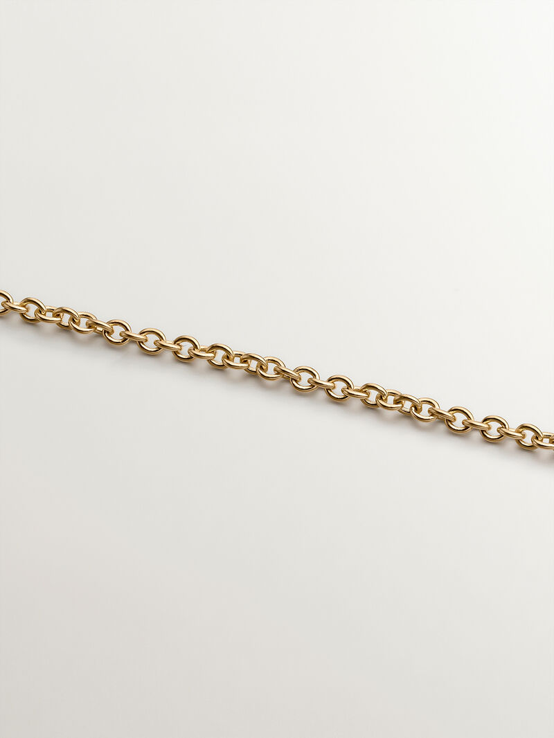 18K yellow gold pendant with 0.1 ct diamond image number 4