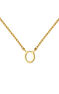 Gold Initial O necklace , J04382-02-O
