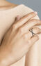 Anillo cruzado espinelas plata , J03263-01-BSN